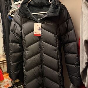 Marmot Quilted Black Jacket